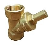 Rückschlagventil 1 Zoll (33mm) Schrägsitz - Messingteller als Rückschlagklappe für Brunnen Saugschlauch Hauswasserwerk Schwengelpumpe Gartenpumpen -Das Schrägsitzventil der Profis !