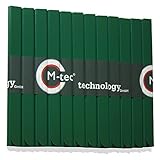 M-tec Sichtschutzstreifen Klemmschienen 18 Stück moosgrü