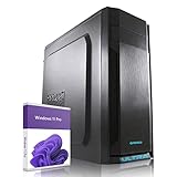 GREED® Ultra PC mit Intel Core i7 4790 - Schneller Rechner + Computer für Büro & Home Office mit 4,0 GHZ, 32GB RAM/Arbeitsspeicher - 1TB SSD + 1TB HDD - DVD+RW - USB3.0 - WLAN, inkl. Windows 11