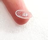 5 Paare 13 mm / .5'' Oval Fein Silikon Brillen Nasenpads / Brillenpads Schraub Sy