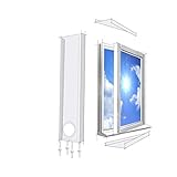 Lifetime Air Fensterabdichtung 320cm Für Mobile Klimageräte und Abluft-Wäschetrockner, Window Kit Universal passend für alle Schlauchgrößen, Wasserdicht, W