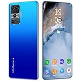 WYXR X50 Pro 4G entsperrtes Telefon Android 10, 6 GB + 128 GB, 7,2-Zoll-Bildschirm, 24MP + 48MP Kamera, Dual-SIM 5600mAh Batterie Entsperrtes Smartphone für GSM AT & T T-Mobie,B