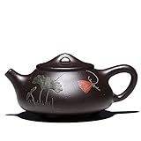 Japanische Teekanne / Herdkessel / Keramik-Teekanne / Perfusionsteekanne / 240 ml chinesische traditionelle lila Ton-Teekanne kreativer Kungfu T