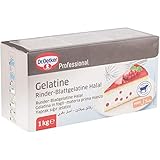 Oetker Rinder Blattgelatine HALAL 1kg