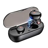 HuiBOYS Bluetooth 5.0 Ohrhörer True Wireless Headset Deep Bass Twins Kopfhörer für iPhone Wireless Kopfhörer Sport Ohrhörer mit HD-Stereo Deep Bass/Portable L