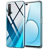 ivoler Clear Silikon Hülle für Realme X3 SuperZoom/Realme X50 5G, Dünne Weiche Transparent Stoßfest Bumper Schutzhülle Flexible TPU Durchsichtige Handyhülle Kratzfest Case C