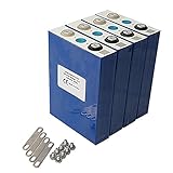 LONGRING Neu A 4PCS 3.2V 100Ah LiFePO4 Zellen-Akku Lithium-Eisen-Phosphat-Solar-12V 100AH Batterien geeignet für Autos, Boote, Motorräder, Verschiedene elektronische Produk