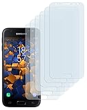 mumbi Schutzfolie kompatibel mit Samsung Galaxy J3 2017 Folie klar, Displayschutzfolie (6X)