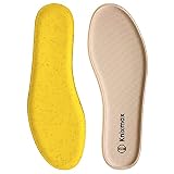Knixmax Damen Memory Foam Einlegesohlen, Komfort Schuheinsätze für Sportschuhe, Turnschuhe, Turnschuhe, Wanderschuhe, Arbeitsschuhe Ersatz-Innensohlen Beige EU40