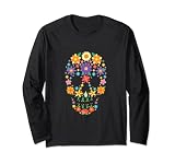 Dia De Muertos Shirt Day Dead Geschenk Sugar Skull Lang