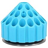 Elektrischer Schleifer,360° Schleifkopf Etui Elektrischer Schleifstift Zubehör Aufbewahrungskoffer Bohrer Organizer,Aufbewahrungsbox(Blau)