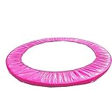 Trampolin Tuch-Abdeckung Mini Fitness Trampolin Rock für Kinder Springen Bett Rosy 137cm D