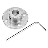 MYAMIA 8mm Flanschkupplung Stahl Starre Flanschkupplung Motorführung Wellenachse Lagerbefestigung