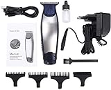 FRLYQ Haarschneidung Haarschneider,Tragbare USB-Elektrischer Mann-Haar-Trimmer-Scherer-Rasierapparat Friseur Haircut Maschinensatz,Annahme Titanium Messer Design-Parallel Für Männer H