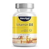 Vitamin D Sonnenvitamin - 400 Tabletten (13 Monate) - Laborgeprüfte 1000 IE Vitamin D3 pro Tablette - Unterstützt Knochen, Zähne, Muskeln und Immunsystem* - Ohne Zusätze in Deutschland herg