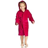 Vossen Mädchen & Jungen Bademantel Texie Cranberry, 146/152