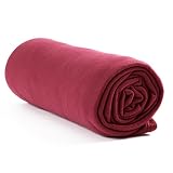 ESTEXO Tagesdecke Polar Fleece 2 Größen / 10 Farben wählbar -Polar Fleecedecke Microfaserdecke Kuscheldecke, Fleece XL, XXL, 130x170, 220x240 (220 x 240 cm/XXL, Beere)
