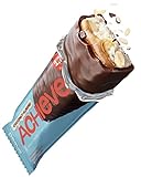 ahead ACHIEVE – Keto Riegel - 18 x 35g - Schokolade Kokosnuss mit gerösteten Mandeln und weißen Schokoladen Chunks ohne Zuckerzusatz - Low Carb Süßigk