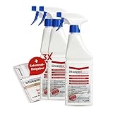 Stoppex Aktiv(3) I Professioneller Schimmelentferner gegen Schimmel und Stockflecken I Chlorhaltiger Schimmelspray (3)