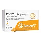 beecraft Propolis Kapseln Plus hochdosiert, 60 St. Tab