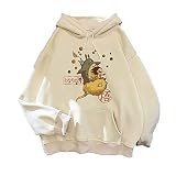 XYXYY Damen Totoro Hoodies Herren Pullover Weibliche Sweatshirt Studio Ghibli Harajuku Mantel Top Winter warm (Color : 001, Size : M)