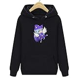 GUGU Herbst Und Winter Unisex Gacha Life Printed Pink Hoodie Loose Pullover Bequemes Sweatshirt, Cosplay