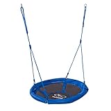 HUDORA 72126/01 Nestschaukel 90 cm, blau - Garten-Schaukel bis 100 kg belastb