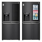 LG GMX844MC6F Amerikanischer Side-by-Side mit Wasserspender - No Frost - 508 Liter, Schw