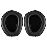 Yizhet Ersatz Ohrpolster Kompatibel mit Sennheiser RS165/RS175/RS185/RS195 Kopfhörer mit Memoryschaum (Schwarz)