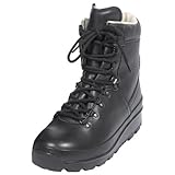 Mil-Tec Herren BW Bundeswehr Bergstiefel Schwarz (300) Größe 46.5 EU