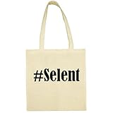 Tasche #Selent Größe 38x42 Farbe Natur Druck Schw