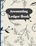 Ledger Book: Simple Accounting Ledger for For Business, Income and Expenses,