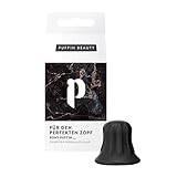 pony puffin Original Schwarz - Onyx Für Alle Haarfarben Fülliger Pferdeschwanz Frisurenhilfe Zopf Hilfe Haarstyling