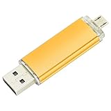 KIKYO 2 in 1 USB-Flash-Laufwerk, OTG-Disk Musikdateien Memory Stick Store Fotos Videos U Disk(128GB)