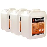 Kaminethanol Icking 30 Liter Bioethanol 100% (3 x 10 L) Premium Qualität - direkt vom Hersteller für Ethanol Kamine, Alkohol-Brenner, Terrasenfeuer, Raumfeuer und Gartenfack