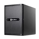 SilverStone 71062 SST-DS380 - Case Storage Mini-ITX Computer-Gehäuse mit Fronttür, 8x 3.5' HDD Hot-Swap Einschübe, schw