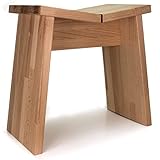 Kinderhocker aus Holz, Schemel für Kinder, ergonomischer Sitz, Hocker hat Höhe 30