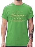 Küche - N°1 Küchenfee - Größte Glück für eine Frau - M - Grün - Geschenk - L190 - Tshirt Herren und Männer T-S