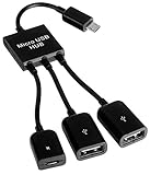 yayago Micro USB OTG Hub für Xido X110 3G USB On-The-G