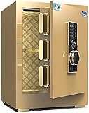 Safes für Zuhause, Geldsafe-Schließfächer, Digitaler feuerfester Safe für Zuhause/Büro 45cm Hochsicherheitssafe, Eingebauter Alarmschrank Safes für Geld A4 Dokumenten-Laptop (Farbe : Pink) B