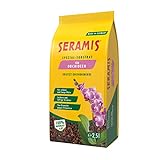 Seramis Spezial-Substrat für Orchideen, 2,5 l – Orchideensubstrat mit Tongranulat und Pinienrinde zur idealen Sauerstoff- und Nährstoffversorgung,Gelb