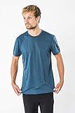 super.natural Herren Kurzarm T-Shirt, Mit Merinowolle, M EVERYDAY TEE, Größe: XL, Farbe: B