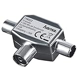 Hama Antennen-Verteiler (Koax-Kupplung - 3 Koax-Stecker) (Amazon Frustfreie Verpackung)