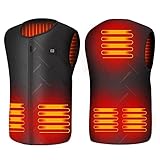 Generic Beheizte Weste für Herren Damen, USB Elektrische Beheizbare Weste Jacke, 3 Einstellbare Temperatur, Waschbare Heizweste für Winter Motorrad Skifahren Jagen Wandern Ang