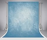 Kackool Fotostudio Hintergrund Blau 5x7ft/1,5x2,2m Portrait Foto Hintergrund für Baby Shower Hochzeit Photo Booth Nahtlose Fotostudio R