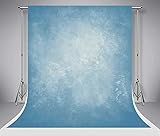 Kackool Fotostudio Hintergrund Blau 5x7ft/1,5x2,2m Portrait Foto Hintergrund für Baby Shower Hochzeit Photo Booth Nahtlose Fotostudio R