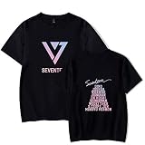 Seventeen T-Shirt KPOP Seventeen Boys Rundhals Kurzarm Tshirt S.COUPS JEONGHAN Joshua Jun Hoshi Wonwoo Woozi DK MINGYU THE8 SEUNGKWAN Vernon Dino Fans Top für D