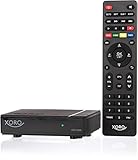 Xoro HRS 8688 digitaler Mini Satelliten-Receiver (HDTV, DVB-S2, HDMI, PVR-Ready, USB 2.0, LAN, VESA 75/100, 12 V, HDMI-Kabel) schw