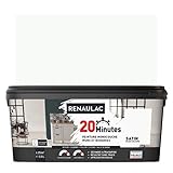 Renault Farbe, einfarbig, 20 Minuten, für Wände und Holz, kalkweiß, satiniert, 2,5 l, 25 m²