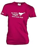 DER FRÜHE Vogel KANN Mich MAL - Style Funshirt - Damen T-Shirt Sorbet Gr. XXL